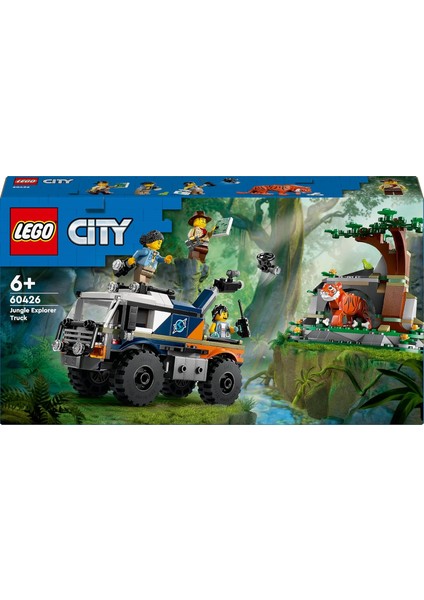 City Orman Kaşifinin Arazi Kamyonu 60426-6 Yaş ve Üzeri (314 Parça) modelleri