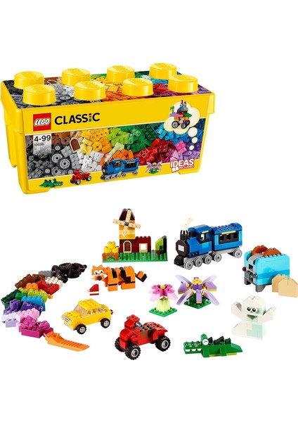 Classic Orta Boy Parçalar Yapım Kutusu 10696-4 Yaş ve Üzeri (484 Parça)