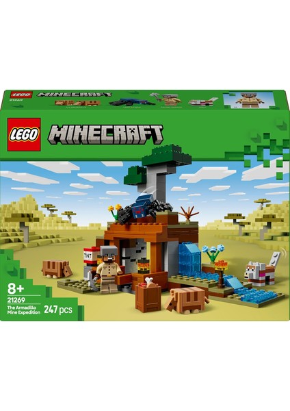 Minecraft Armadillo Maden Keşfi 21269 – 8 Yaş ve ÜZERI(247 Parça)