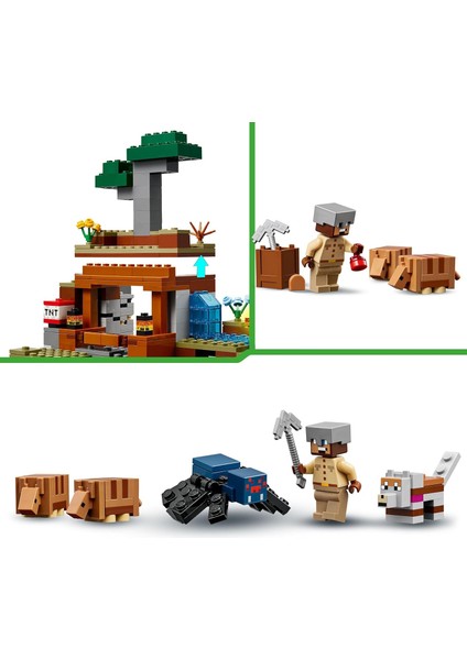 Minecraft Armadillo Maden Keşfi 21269 – 8 Yaş ve ÜZERI(247 Parça)