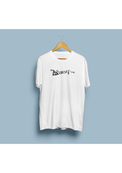Oversize Harry Potter Always Baskılı Unisex T-Shirt