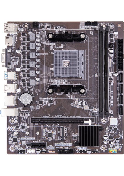 A320 Sata,m2 Ddr4 3000MHZ USB 3.0 VGA HDMI Ses G.lan Am4 Anakart