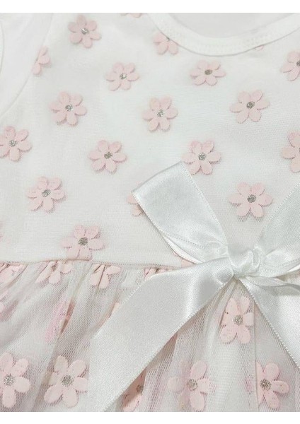 Kız Çocuk Çiçek Desenli Pamuklu Elbise indirimleri