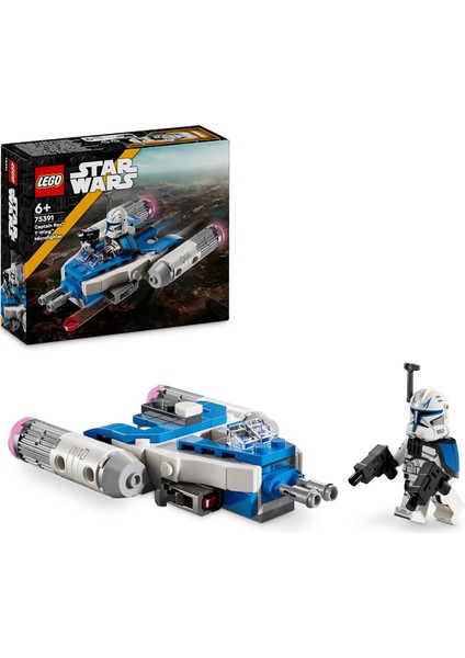 Star Wars: Klon Savaşları Yüzbaşı Rex Y-Wing Mikro Savaşçı 75391-6 Yaş ve Üzeri(99 Parça)