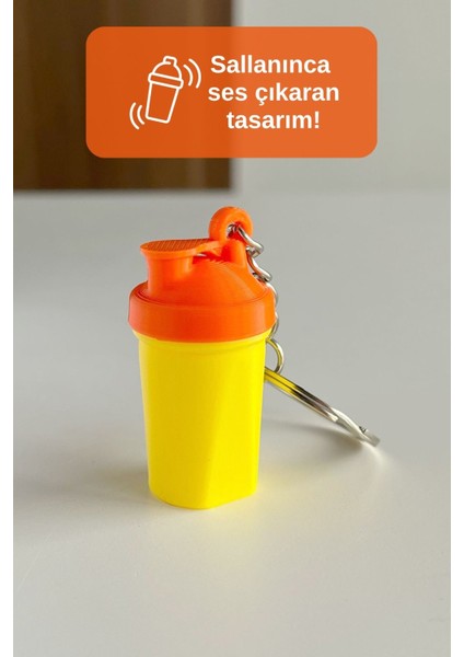 Renkli Sallanan Sporcu Anahtarlık, Şık Tasarım ve Ses Çıkaran Özellikli