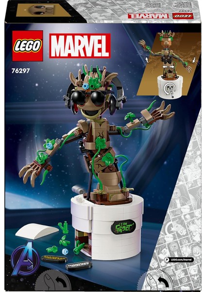 Marvel Dans Eden Groot 76297 – 10 Yaş ve Üzeri (459 Parça) fırsatları