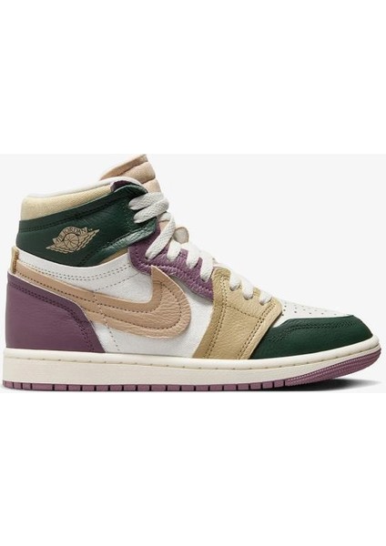Jordan Air 1 High mm FB9891-300 Çok Renkli Kadın Günlük Spor Ayakkabı
