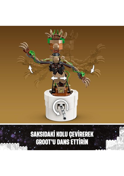 Marvel Dans Eden Groot 76297 – 10 Yaş ve Üzeri (459 Parça)