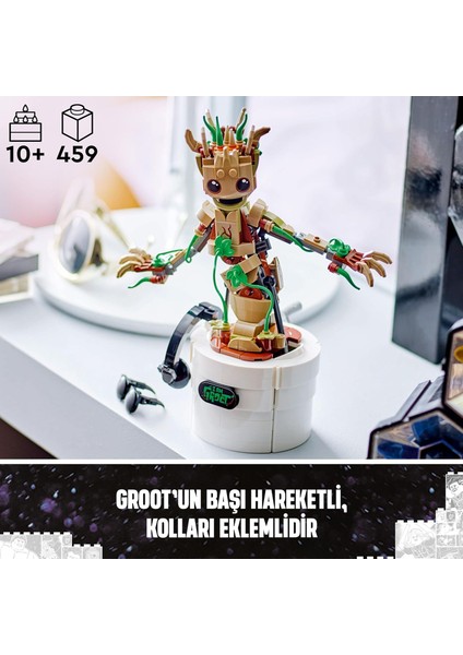 Marvel Dans Eden Groot 76297 – 10 Yaş ve Üzeri (459 Parça)