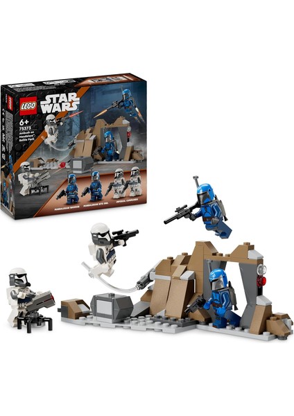 Star Wars: The Mandalorian Mandalore Pususu Savaş Paketi 75373-6 Yaş ve Üzeri (109 Parça)