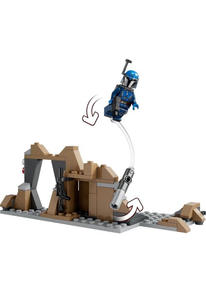 Star Wars: The Mandalorian Mandalore Pususu Savaş Paketi 75373-6 Yaş ve Üzeri (109 Parça)