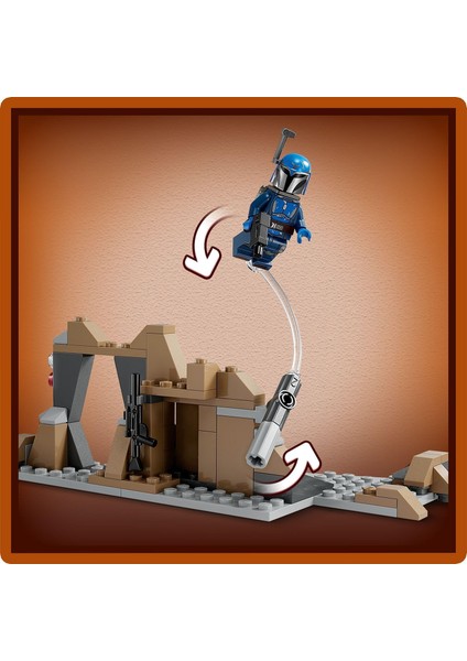 Star Wars: The Mandalorian Mandalore Pususu Savaş Paketi 75373-6 Yaş ve Üzeri (109 Parça)