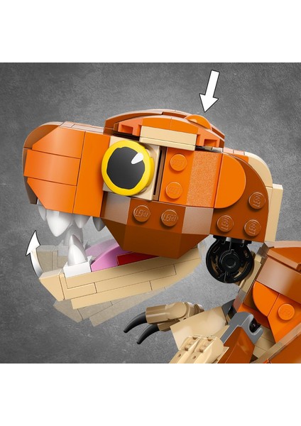 Jurassic World Küçük Eatie: T.rex Figürü 76967 – 7 Yaş ve ÜSTÜ(313 Parça)