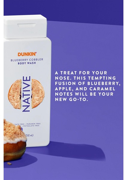 Dunkin Blueberry Cobbler Vücut Şampuanı 532 ml indirimleri