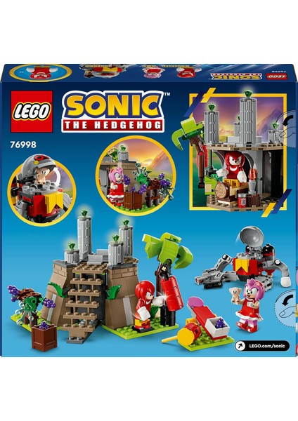 Sonic The Hedgehog Knuckles ve Master Emerald Tapınağı 76998 – 8 Yaş ve ÜZERI(325 Parça)