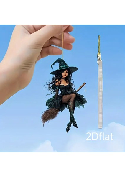 Dikiz Aynası Araba Süsü 2 Boyutlu Süpürgeli Cadı fiyatları