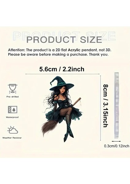 Dikiz Aynası Araba Süsü 2 Boyutlu Süpürgeli Cadı modelleri