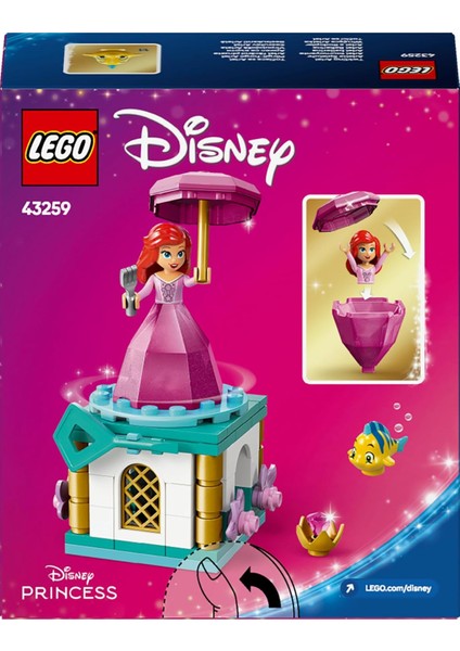 ǀ Disney Princess Dönen Ariel 43259-5 Yaş ve Üzeri(93 Parça) indirimleri
