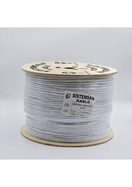 Dt8 Diyafon Kablosu - 500 Metre