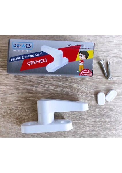 3 Adet Pvc, Ahşap ve Alüminyum Kapı- Pencere Çekmeli Plastik Çocuk Hırsız Emniyet Kilidi indirimleri