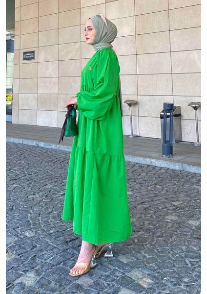 Yazlık Elica Elbise Yeşil fiyatları