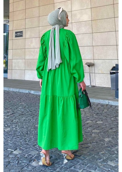 Yazlık Elica Elbise Yeşil fırsatları