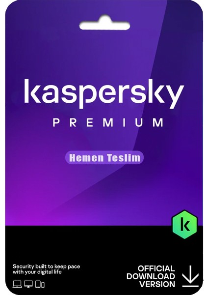 Kaspersky Premium Security 1 Cihaz 1 Yıl
