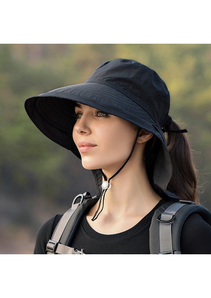 Gezi Için Dağcılık Geniş Kenarlı Balıkçı Şapkası, Güneş Koruma Şapkası, Dış Mekan Güneş Şapkası (Yurt Dışından)
