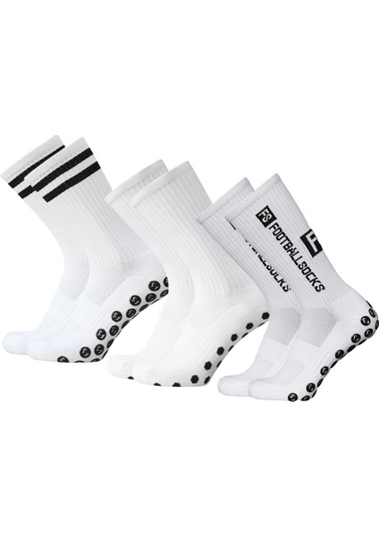 3 Çift Futbol Çorapları Yetişkin Erkekler Için Futbol (Yurt Dışından)