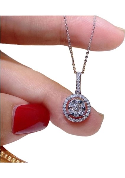 Kadınların Popüler Zirkonyum Kolyesi (Yurt Dışından)
