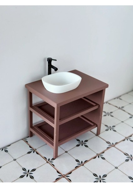 1/12 Ölçek Lavabo Modern Minyatür Diorama Eşya Aksesuar