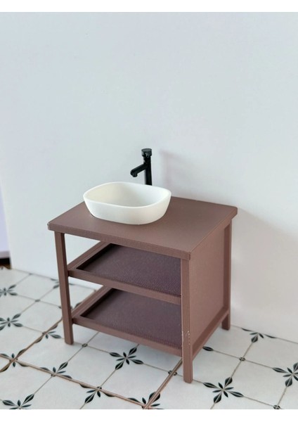 1/12 Ölçek Lavabo Modern Minyatür Diorama Eşya Aksesuar fiyatları