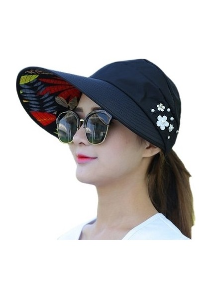 Dlloer Uv Koruma Katlanabilir Güneş Şapkası (Yurt Dışından)