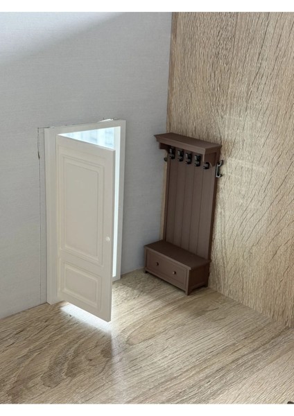 1/12 Ölçek Vestiyer Giriş Askılığı Minyatür Diorama Eşya Aksesuar modelleri