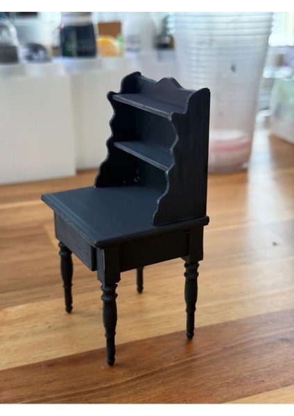 1/12 Ölçek Eski Masa Minyatür Diorama Eşya Aksesuar indirimleri