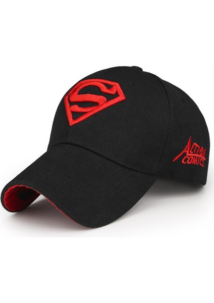 Superman Erkek Boy Beyzbol Şapkası Snapback Spor Kamyon Şoförü Ayarlanabilir Güneş Şapkası (Yurt Dışından)