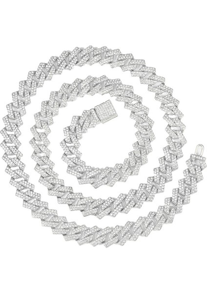 Küba Zincir Erkek Hip Hop Kolye Trendi (Yurt Dışından)