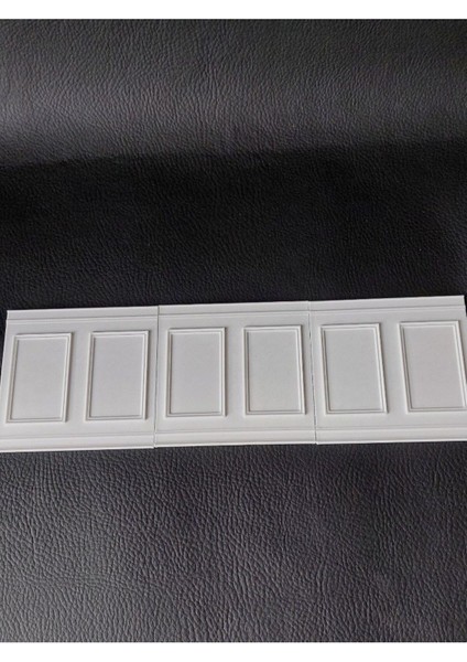 1/12 Ölçek 1 Adet Süpürgelikli Duvar Panel Minyatür Diorama Eşya Aksesuar