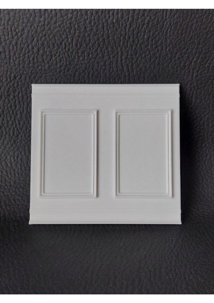 1/12 Ölçek 1 Adet Süpürgelikli Duvar Panel Minyatür Diorama Eşya Aksesuar