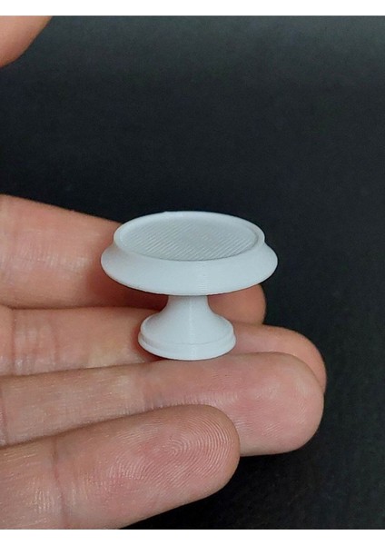 1/12 Ölçek 1 Adet Pasta Tepsisi Yüksek Minyatür Diorama Eşya Aksesuar modelleri