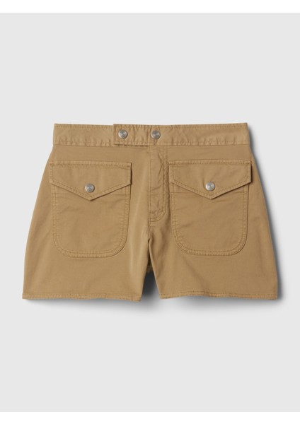 Kadın Kahverengi 4" Downtown Khaki Şort
