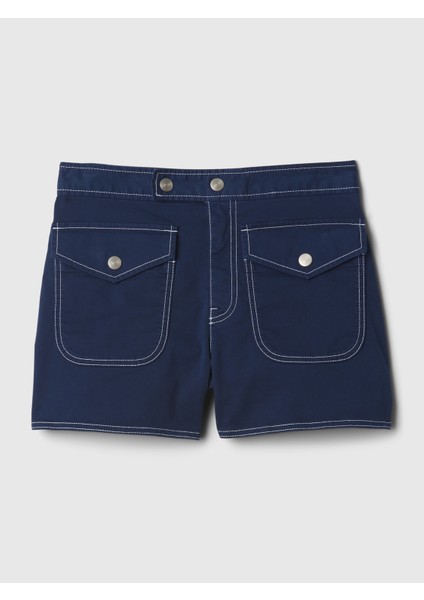 Kadın Lacivert 4" Downtown Khaki Şort