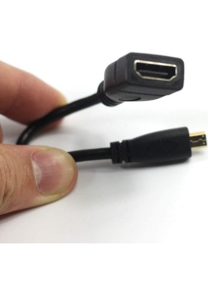 Micro HDMI To HDMI Çevirici Görüntü ve Ses Aktarım Kablosu 5139