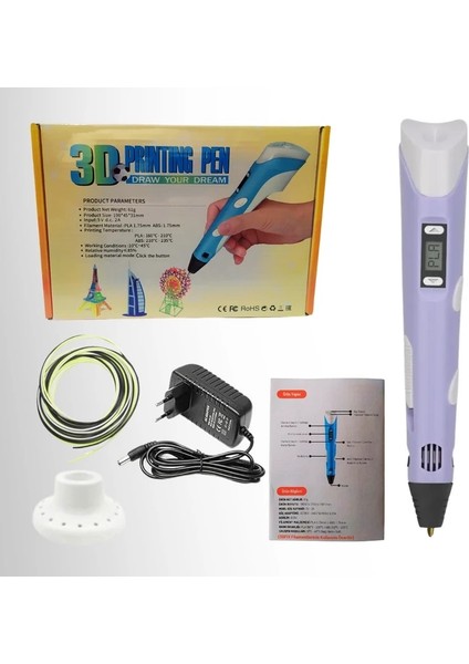 3D Kalem - Mor fiyatları