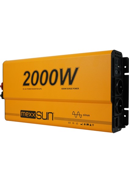 2000W 12V Ats Ups Şarjlı Tam Sinus Ups Inverter/Ekranlı modelleri
