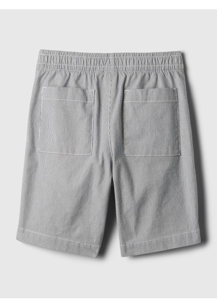 Erkek Çocuk Gri Easy Pull-On Şort
