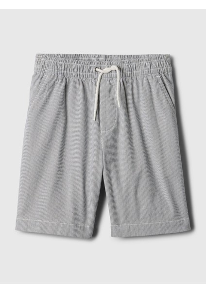 Erkek Çocuk Gri Easy Pull-On Şort