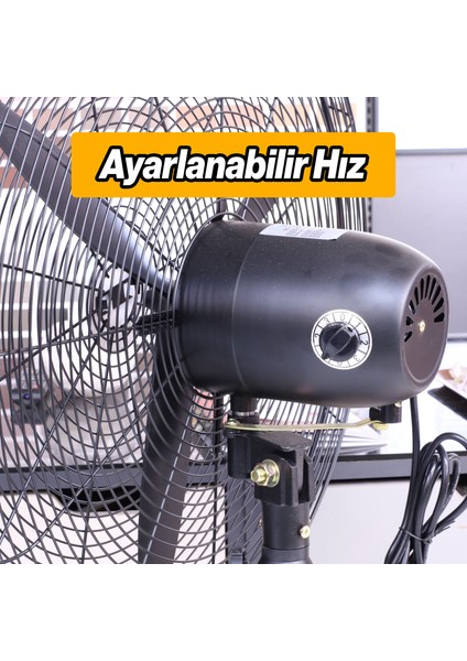 Sanayi Tipi Ayaklı Vantilatör 65 cm 190 W Sessiz Geniş Alanlara Uygun Endüstriyel Güçlü Fan modelleri
