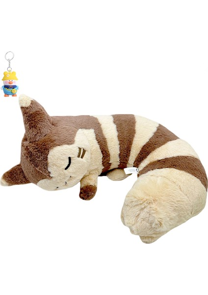 Furret Plush Büyük Kuyruk Ayakta Duran Boyun Yastığı Peluş Oyuncak Bebek Bebek (Yurt Dışından)