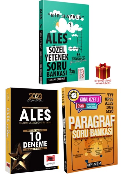 Benim Hocam ALES Sözel Yetenek Soru Bankası - Panem ALES 5 Deneme - Paragraf Soru Bankası
